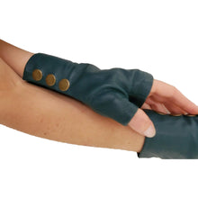 Load image into Gallery viewer, Teal Green Gloves - Handmade Accessories
